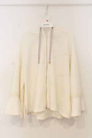 画像: axes femme / 花粉ガードフレア袖ケープ F キナリ O-26-01-10-006-AX-TO-OW-OS