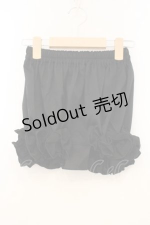 画像: NO.S PROJECT / フリルミニペチコート  クロ O-26-01-10-071-LO-PA-OW-OS