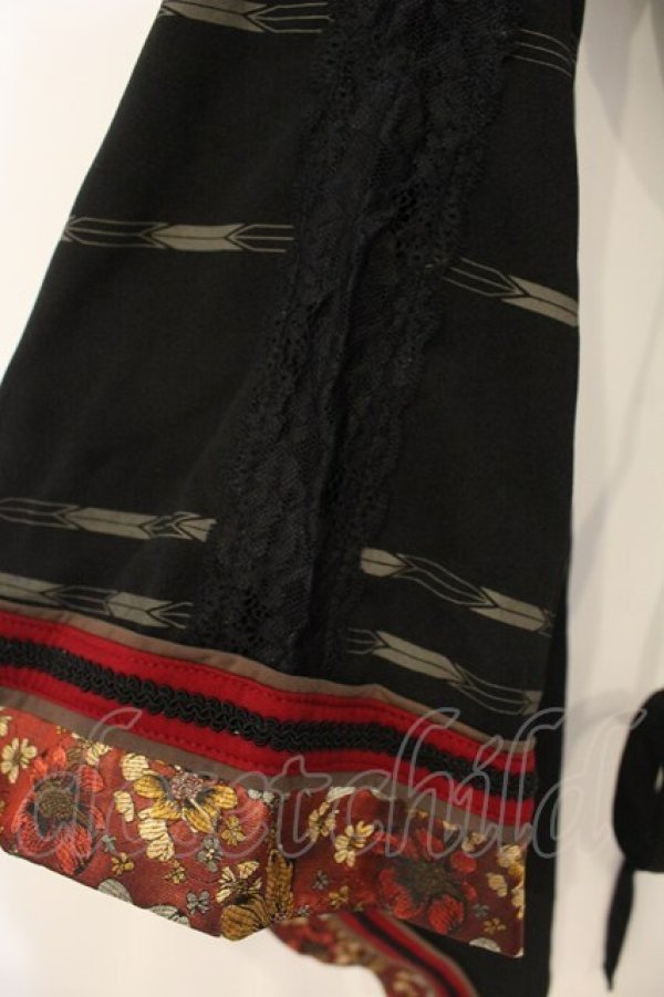 画像4: Ozz oneste / 和柄刺繍ボレロ  ブラック O-26-01-10-074-OO-TO-OW-OS (4)