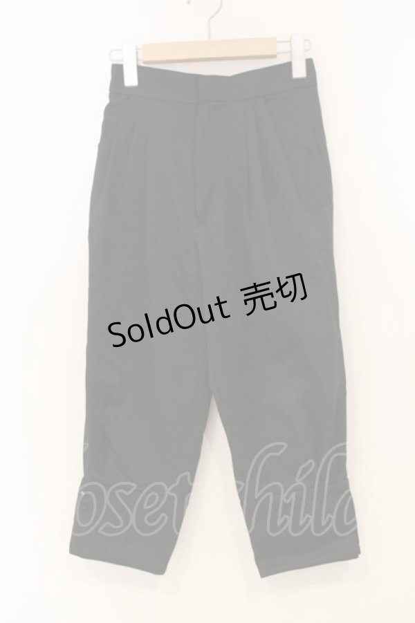 画像1: NO.S PROJECT / 「乙女」のための乗馬風パンツ M クロ O-26-01-10-075-LO-PA-OW-OS (1)