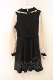 画像3: Rojita / キラキラパール配色テーラードワンピース F クロ O-26-01-10-077-LO-OP-OW-OS (3)