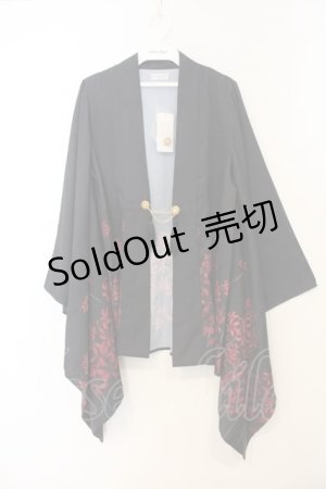 画像: axes femme / 彼岸花羽織 F クロ O-26-01-10-008-AX-TO-OW-OS