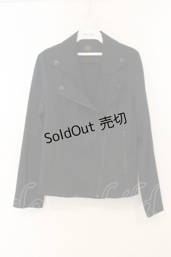 画像1: MIHO MATSUDA / ライダース ウェル  ブラック O-26-01-10-087-GO-JA-IG-OS (1)