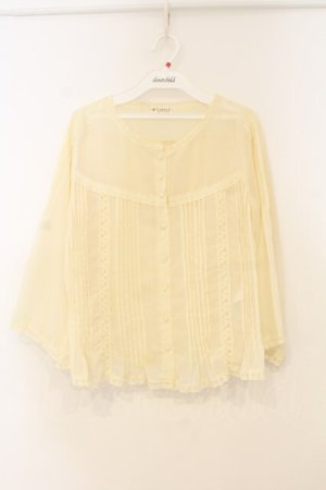 画像: axes femme / ピンタックブラウス  アイボリー O-26-01-10-088-AX-BL-IG-ZT556