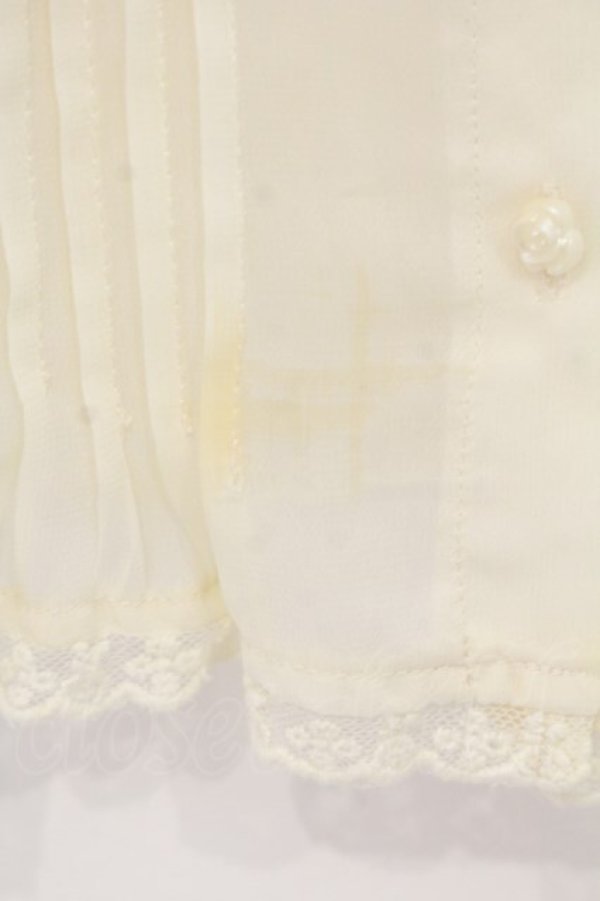 画像2: axes femme / ピンタックブラウス  アイボリー O-26-01-10-088-AX-BL-IG-OS (2)