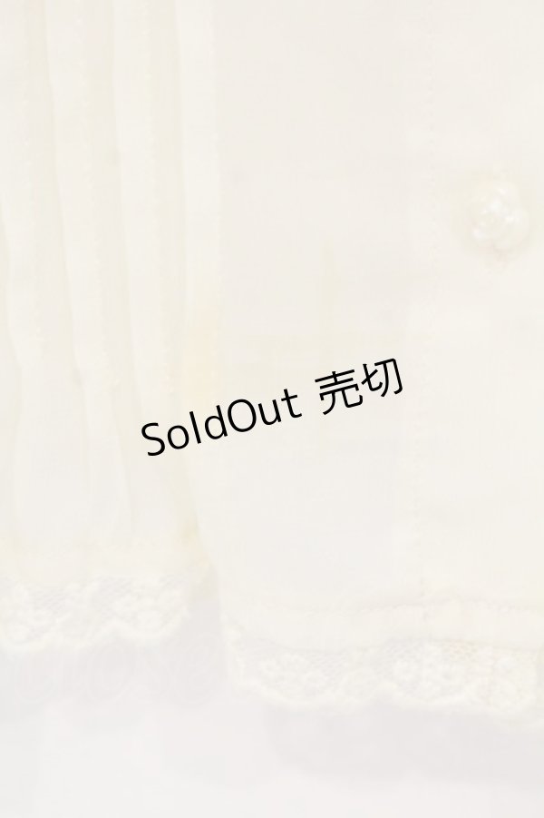 画像2: axes femme / ピンタックブラウス  アイボリー O-26-01-10-088-AX-BL-IG-ZT556 (2)