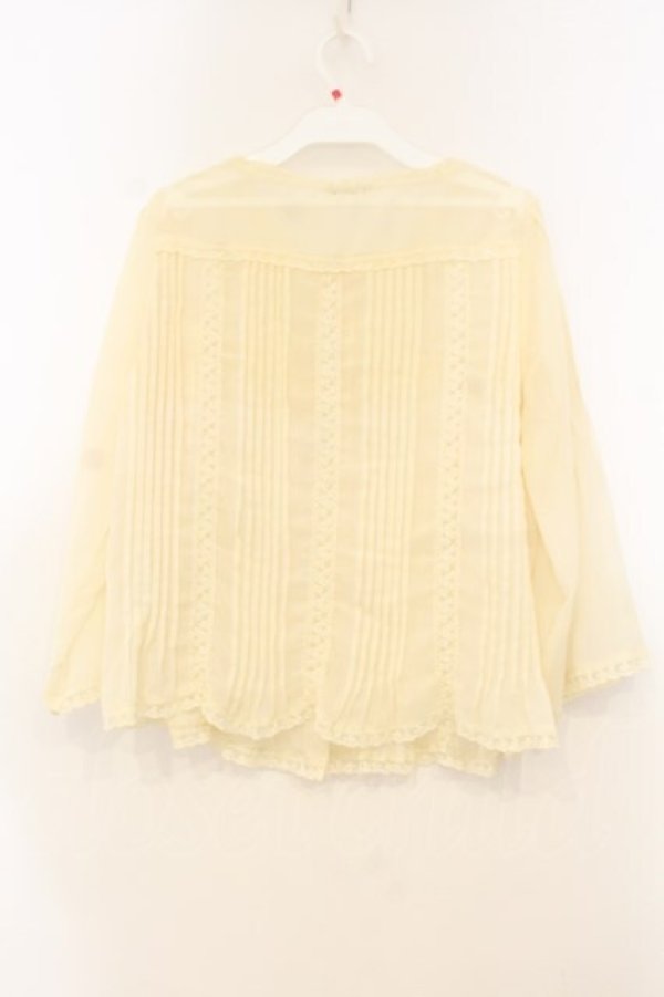 画像3: axes femme / ピンタックブラウス  アイボリー O-26-01-10-088-AX-BL-IG-OS (3)