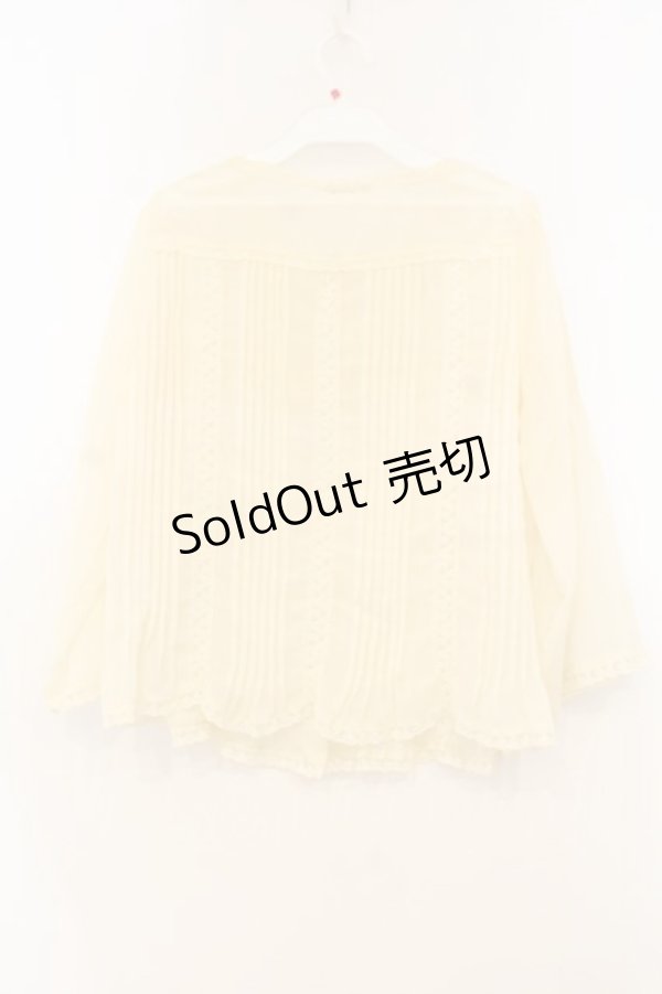 画像3: axes femme / ピンタックブラウス  アイボリー O-26-01-10-088-AX-BL-IG-ZT556 (3)