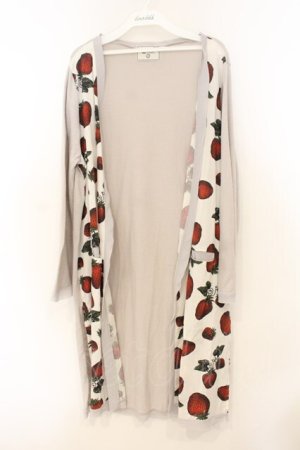 画像: Q-pot. / ストロベリーフィールド ロングカーディガン  アイボリー O-26-01-10-090-QP-TO-IG-OS