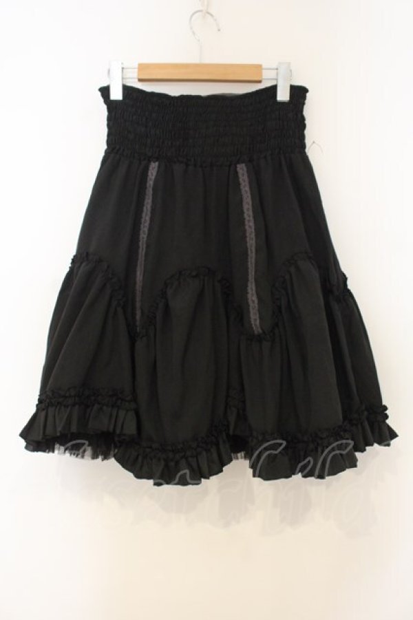 画像5: Ozz Croce / リバーシブルスカート  ブラック×グレー O-26-01-10-009-OO-SK-OW-OS (5)