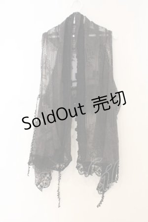 画像: OZZ ANGELO / レースジレ  ブラック×チャコール O-26-01-10-012-OO-TO-OW-OS