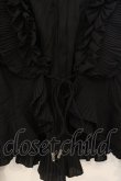 画像2: OZZ ANGELO / プリーツフリルボレロ  ブラック O-26-01-10-015-OO-TO-OW-OS (2)
