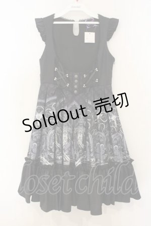 画像: OZZ ANGELO / Witches Sabbathワンピース  ブラック O-26-01-10-016-OO-OP-OW-OS