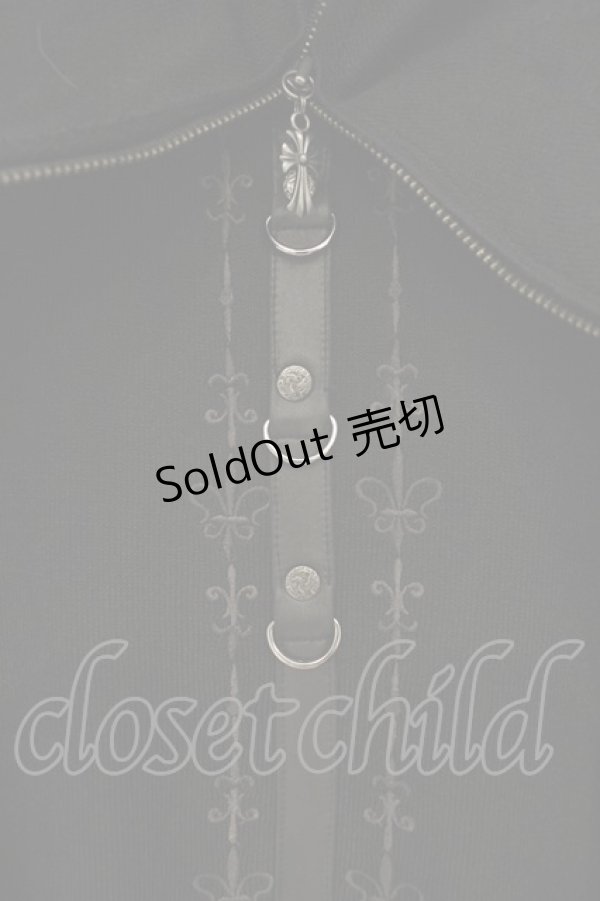 画像2: Rozen Kavalier / フェイクレイヤードニットワンピース  ブラック O-26-01-10-020-OO-OP-OW-OS (2)