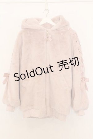 画像: LIZ LISA / うさみみフードファーブルゾン  ピンク O-26-01-11-035-LO-JA-OW-OS