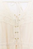 画像2: LIZ LISA / シフォンプリーツ長袖ワンピース 0 アイボリー O-26-01-11-040-LO-OP-YM-OS (2)