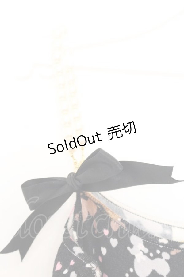 画像2: JESUS DIAMANTE / プードル柄キャミソール  クロ O-26-01-11-007-JE-TO-OW-OS (2)