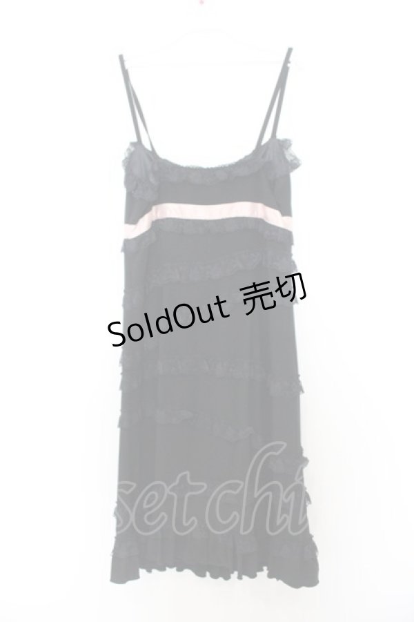 画像3: JESUS DIAMANTE / お嫁ワンピース 40 クロ×ピンク O-26-01-11-008-JE-OP-OW-OS (3)