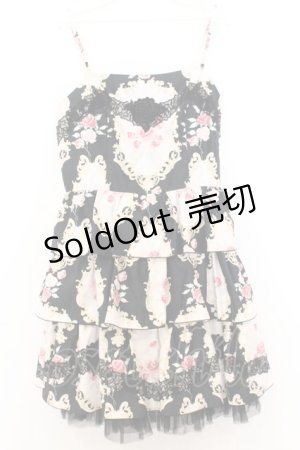 画像: JESUS DIAMANTE / DOLLミニーワンピ 40 オーナメント黒 O-26-01-11-023-JE-OP-OW-OS