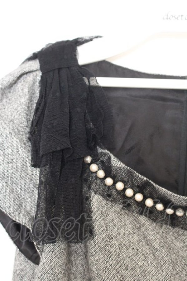 画像2: JESUS DIAMANTE / 新プロポーズワンピース 42 グレー O-26-01-11-028-JE-OP-OW-OS (2)