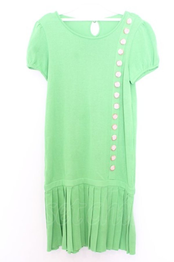 画像1: JESUS DIAMANTE / マドモワゼルキャンディワンピース 40 キャンディグリーン O-26-01-11-029-JE-OP-OW-OS (1)