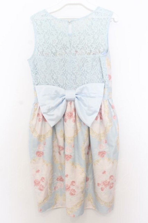 画像3: JESUS DIAMANTE / ルリジューズワンピII 40 オーナメント柄サックス O-26-01-11-031-JE-OP-OW-OS (3)