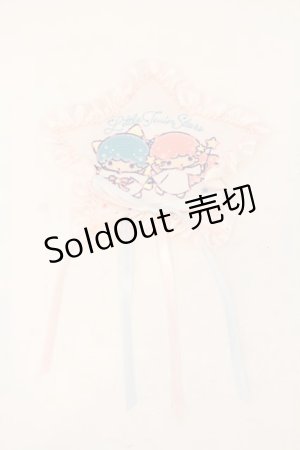 画像: PINK HOUSE / Little Twin Stars×PINK HOUSE 刺しゅう入り星形ワッペンブローチ  ピンク O-26-01-12-003-LO-ZA-IG-OS