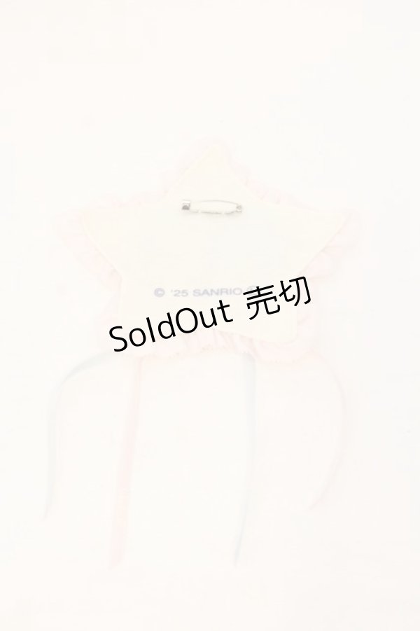 画像4: PINK HOUSE / Little Twin Stars×PINK HOUSE 刺しゅう入り星形ワッペンブローチ  ピンク O-26-01-12-003-LO-ZA-IG-OS (4)