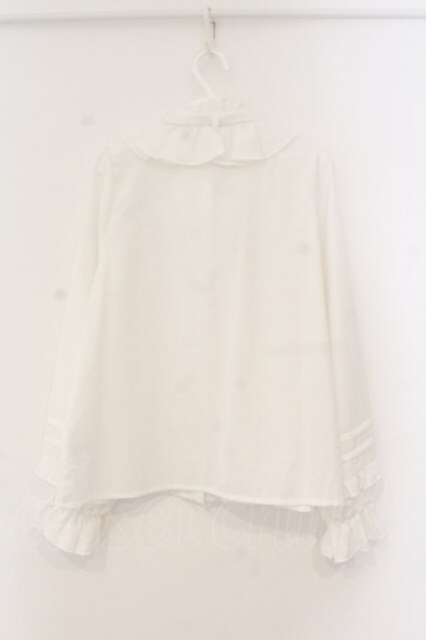 画像3: axes femme kawaii / ピンタック袖デザインブラウス  シロ O-26-01-12-044-AX-BL-IG-OS (3)