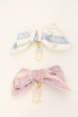 画像1: PINK HOUSE / Little Twin Stars×PINK HOUSE リボンクリップ2個セット(チャーム付き)  シロ系×ピンク系 O-26-01-12-004-LO-AC-IG-OS (1)