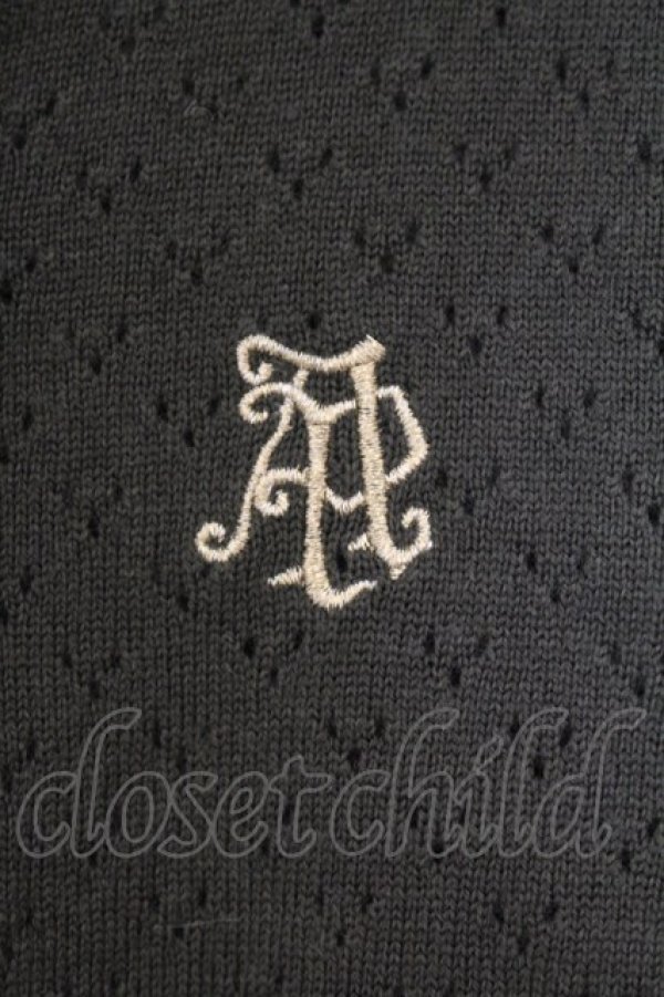 画像3: ALICE and the PIRATES / A/Pロゴ刺繍入りフリルボレロ  グリーン O-26-01-12-045-PA-TO-IG-OS (3)