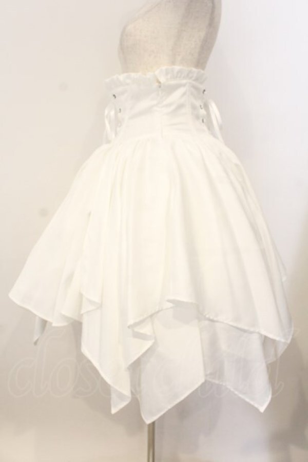 画像4: ALICE and the PIRATES / 蜘蛛の巣おばけプリントスカート  シロ O-26-01-12-047-PA-SK-IG-OS (4)