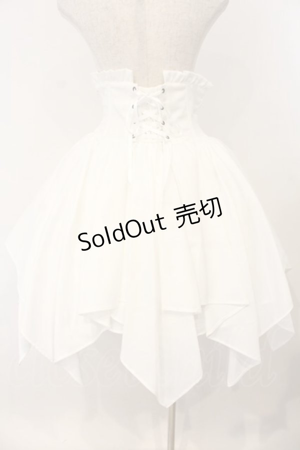 画像5: ALICE and the PIRATES / 蜘蛛の巣おばけプリントスカート  シロ O-26-01-12-047-PA-SK-IG-OS (5)