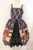 画像1: ALICE and the PIRATES / Nostalgic Gift〜くるみ割り人形と大切な想い出〜柄ジャンパースカートI  パープル O-26-01-12-048-PA-OP-IG-OS (1)