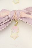 画像3: PINK HOUSE / Little Twin Stars×PINK HOUSE リボンクリップ2個セット(チャーム付き)  シロ系×ピンク系 O-26-01-12-004-LO-AC-IG-OS (3)