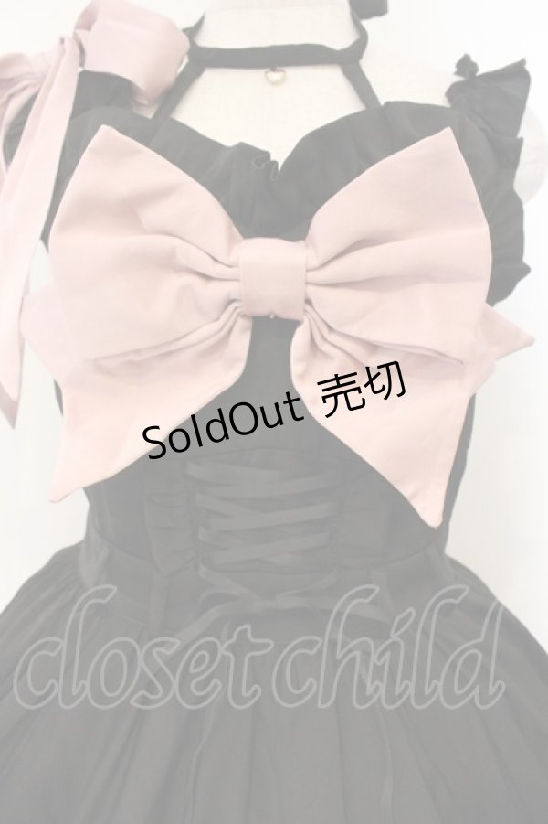 画像2: Doll Paradise / 小悪魔アイドルジャンパースカート M クロ×ピンク O-26-01-12-051-LO-OP-OW-OS (2)