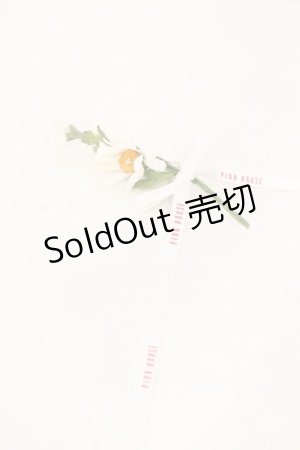 画像: PINK HOUSE / フラワーモチーフミニコサージュ  マーガレット O-26-01-12-005-LO-AC-IG-OS
