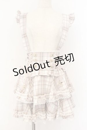 画像: LIZ LISA / はしごリボンチェックティアードスカパン  ピンク O-26-01-12-057-LO-SK-OW-OS