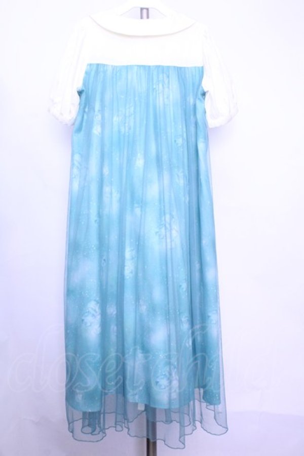 画像3: axes femme / ソーダ柄シャツワンピース  メロンソーダ O-26-01-12-1033-AX-OP-IG-OS (3)