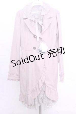 画像: axes femme / ジレ付きトレンチコート  ピンク O-26-01-12-1034-AX-CO-IG-ZT540