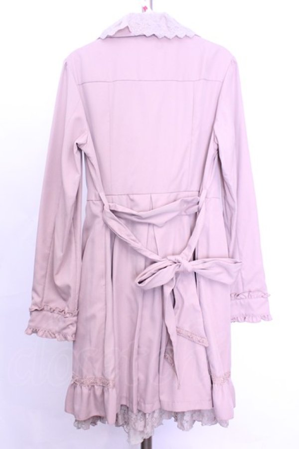 画像3: axes femme / ジレ付きトレンチコート  ピンク O-26-01-12-1034-AX-CO-IG-OS (3)