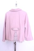 画像3: axes femme / ティペット付きショートコート【ティペット欠品】  ピンク O-26-01-12-1036-AX-CO-IG-OS (3)