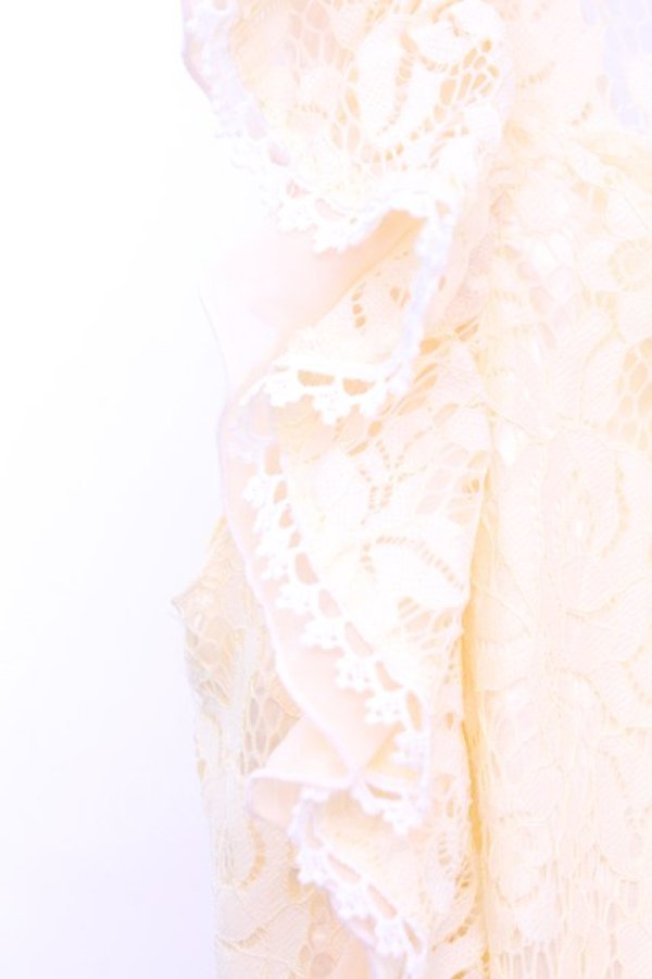 画像2: LIZ LISA / Aラインレースワンピース 0 イエロー O-26-01-12-1006-LO-OP-YM-OS (2)