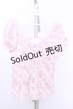 画像: LIZ LISA / 花柄ブラウス風トップス 0 ピンク O-26-01-12-1008-LO-BL-YM-ZT606