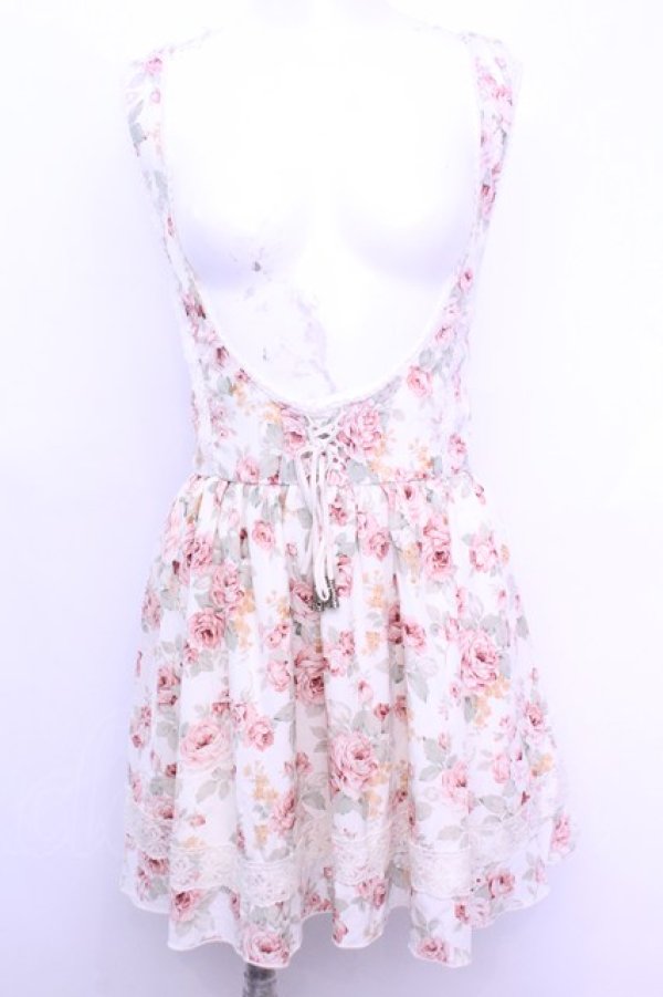 画像1: LIZ LISA / アンダーバスト花柄ワンピース F アイボリー O-26-01-12-1010-LO-OP-YM-OS (1)