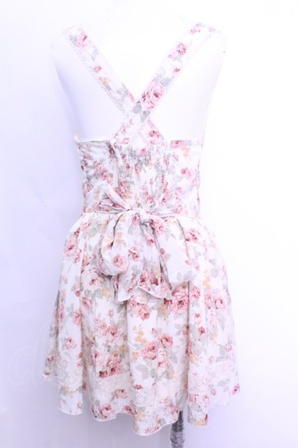 画像4: LIZ LISA / アンダーバスト花柄ワンピース F アイボリー O-26-01-12-1010-LO-OP-YM-OS (4)