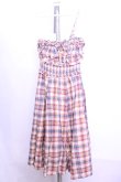 画像1: LIZ LISA / タータンチェックロングワンピース 0 マルチ O-26-01-12-1011-LO-OP-YM-OS (1)