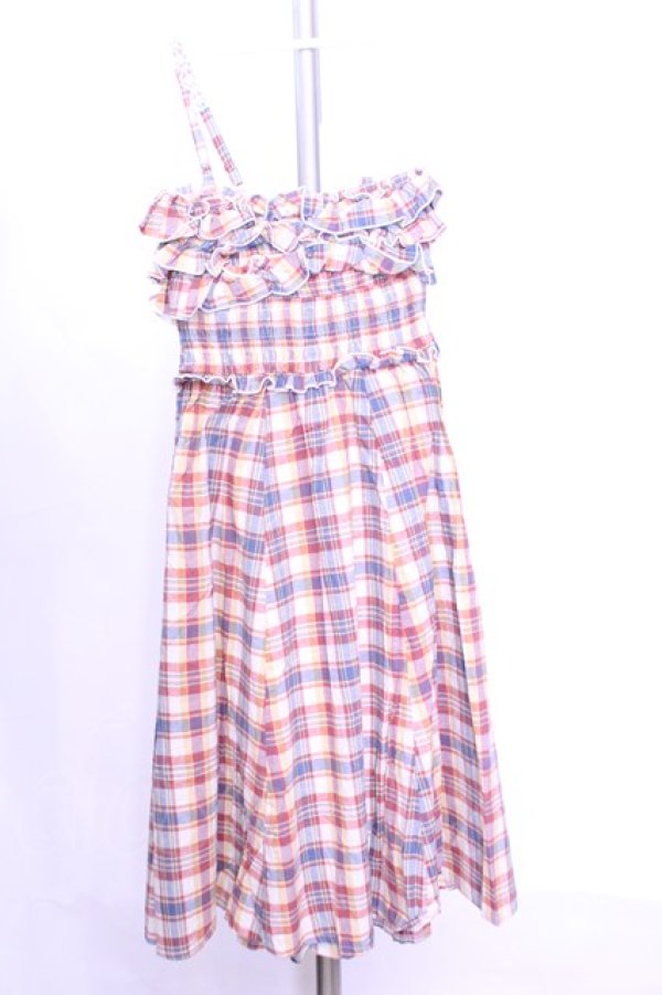 画像3: LIZ LISA / タータンチェックロングワンピース 0 マルチ O-26-01-12-1011-LO-OP-YM-OS (3)