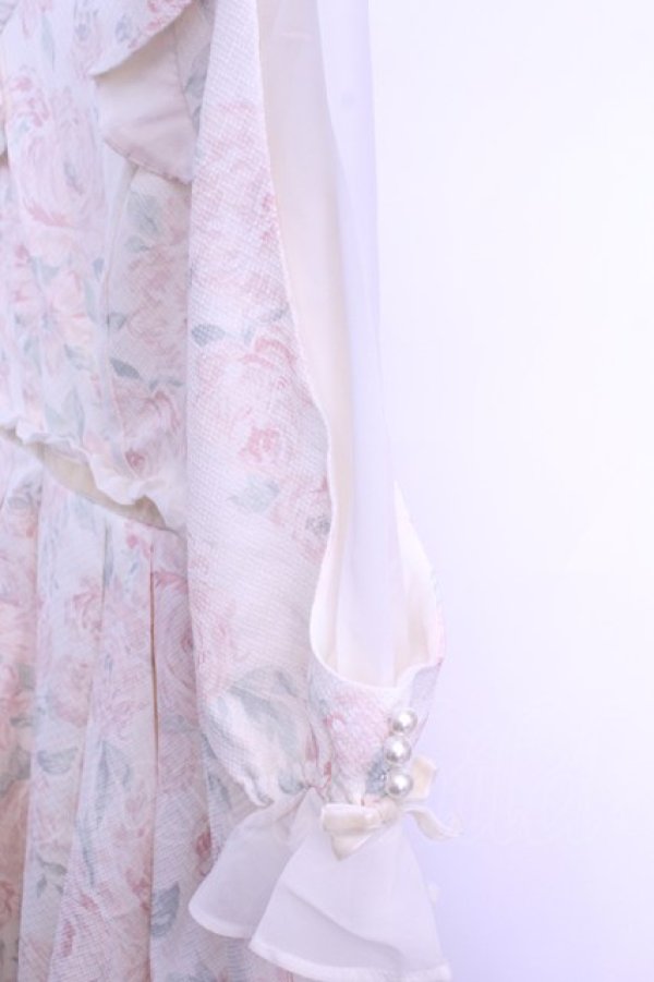 画像2: LIZ LISA / ローズ柄ワンピース 0 シロ O-26-01-12-1014-LO-OP-YM-OS (2)