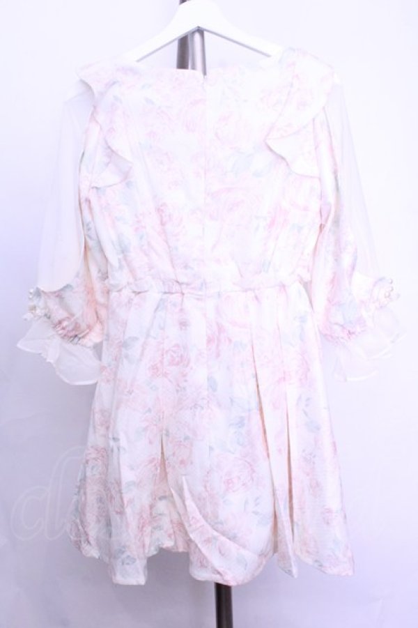 画像3: LIZ LISA / ローズ柄ワンピース 0 シロ O-26-01-12-1014-LO-OP-YM-OS (3)